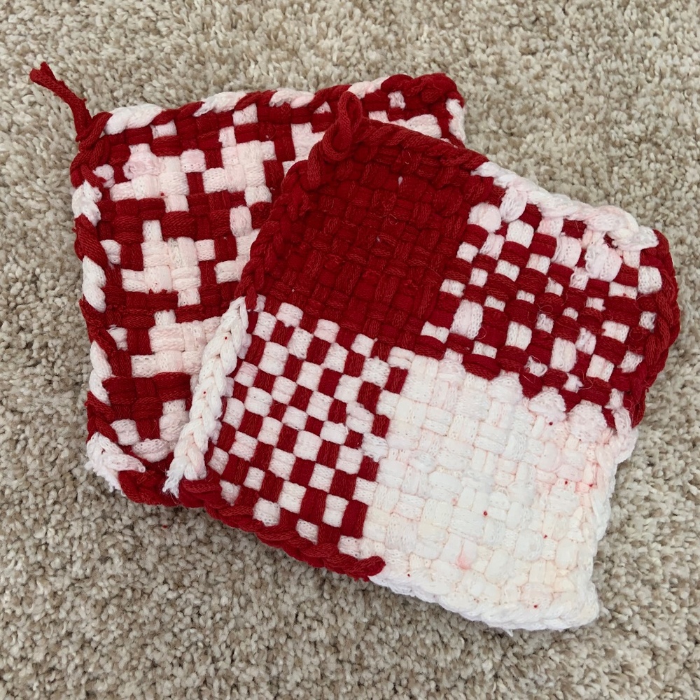 Handcrafted Christmas Pot Holders